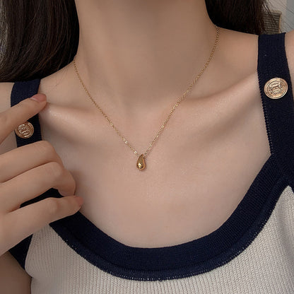 Collana titanio goccia