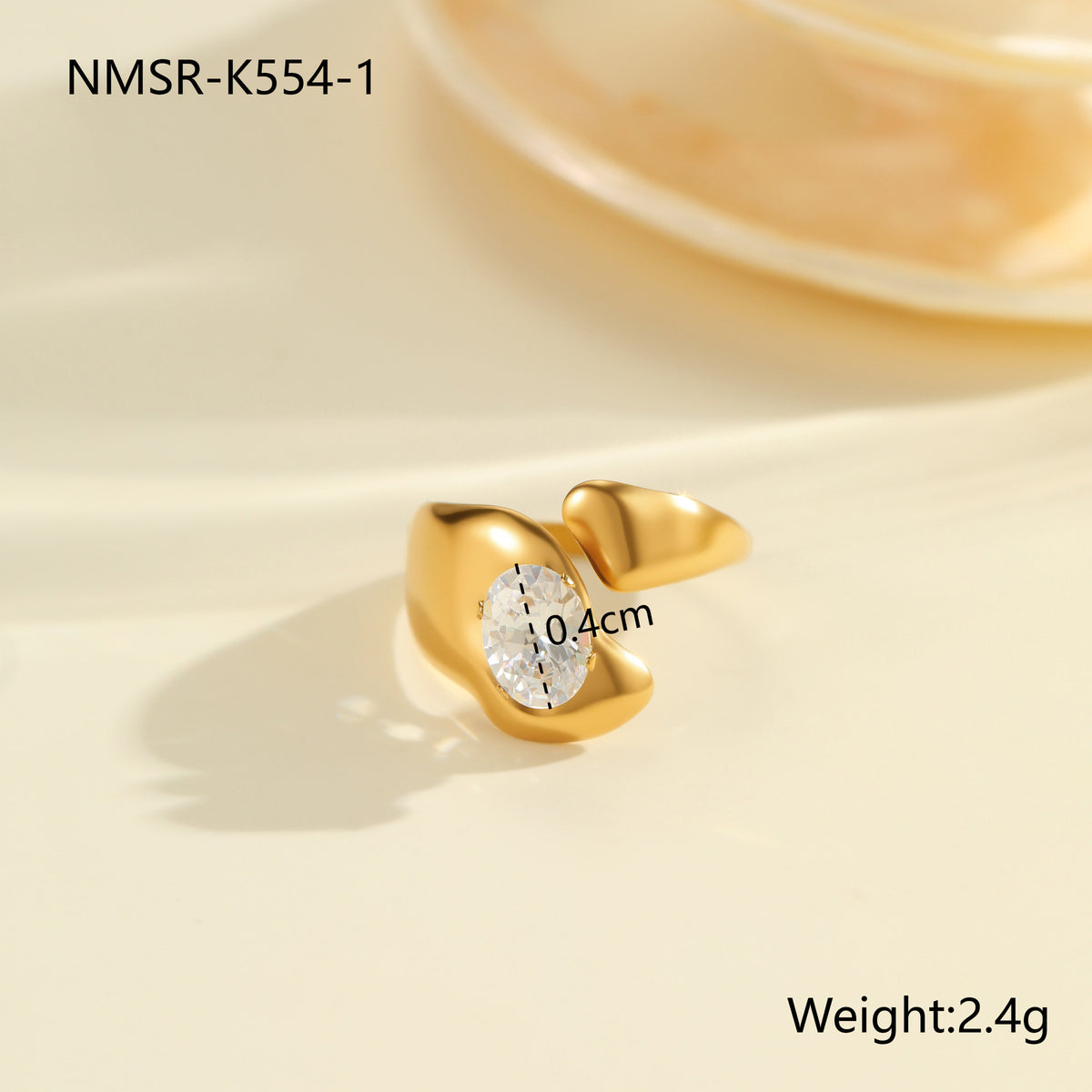 Anello zircone