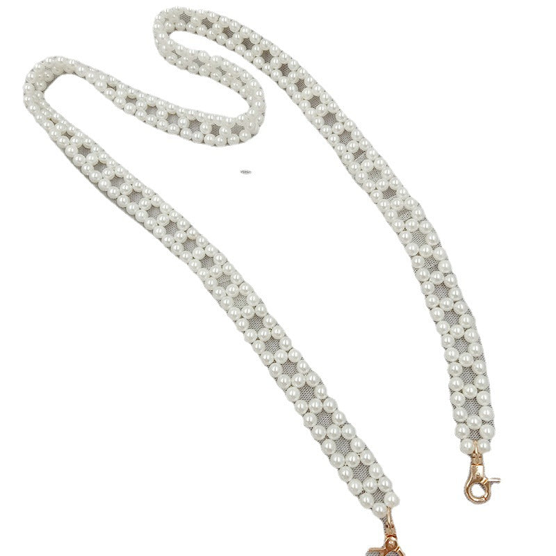 Collana perle intrecciata