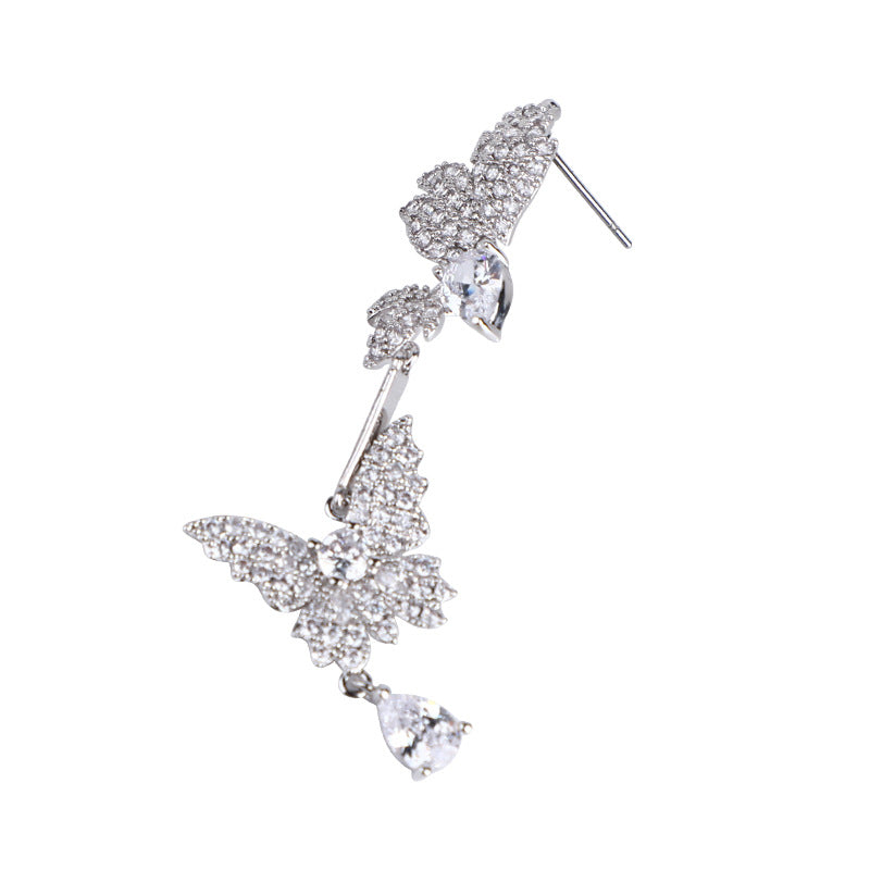 Set collana orecchini farfalla