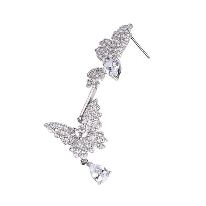 Set collana orecchini farfalla