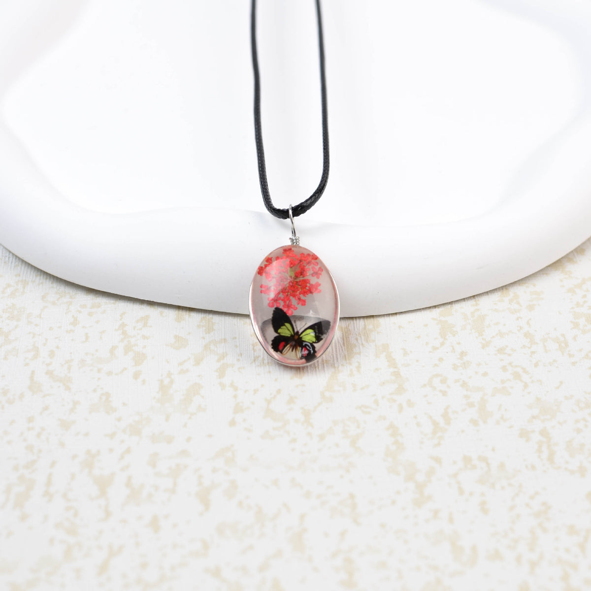 Collana Farfalla e Fiore