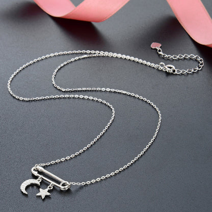 Collana luna d'argento