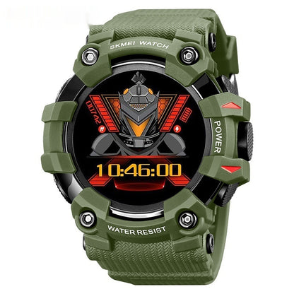 Orologio uomo impermeabile doppio luminoso