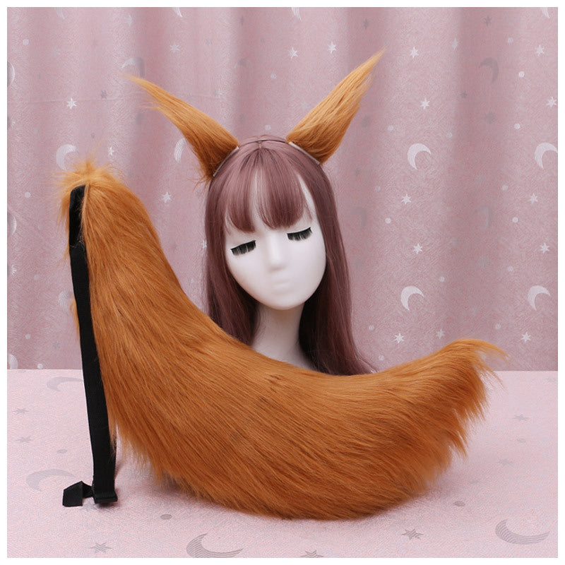 Cerchietto orecchie peluche