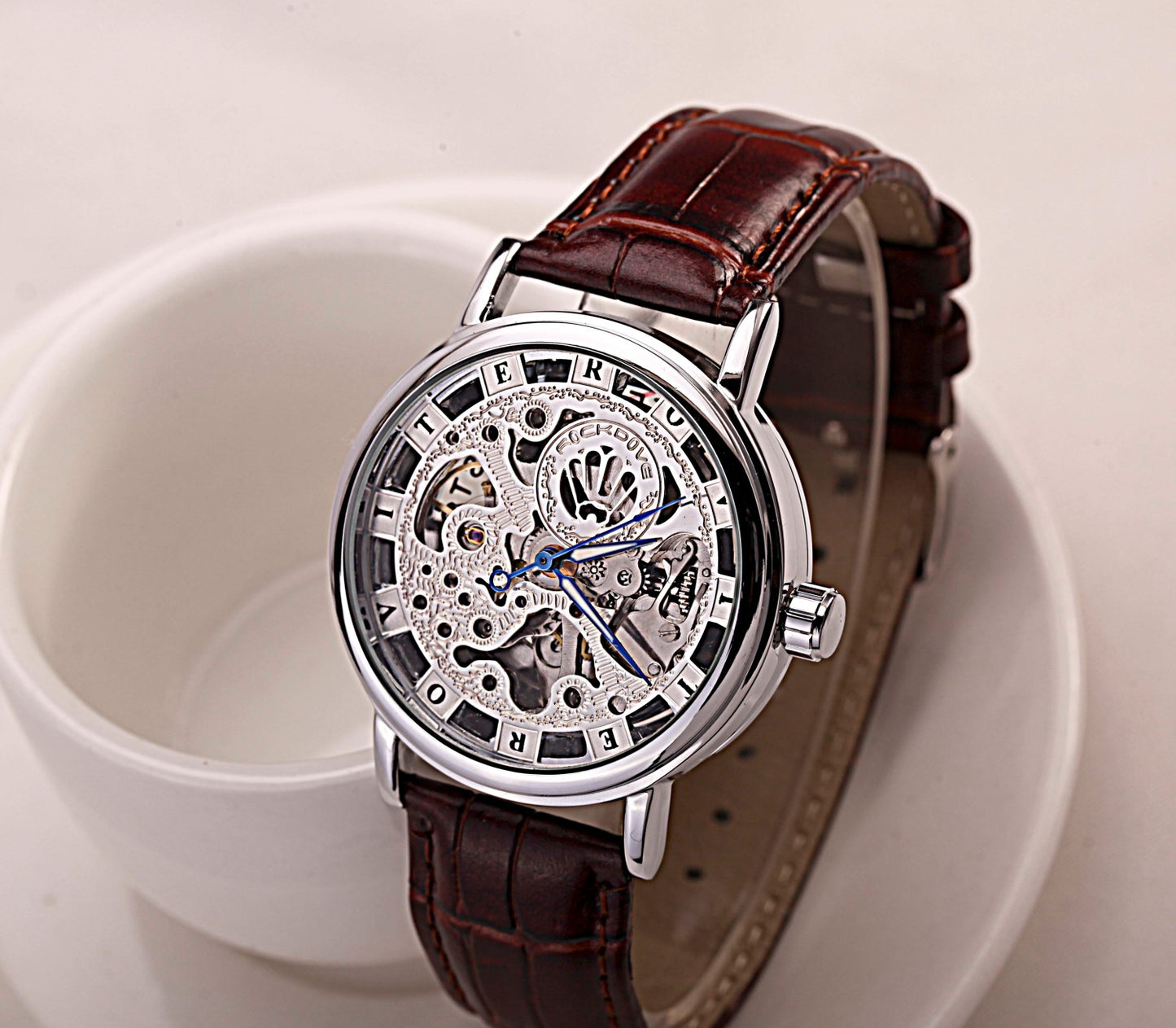 Orologio meccanico pelle automatico