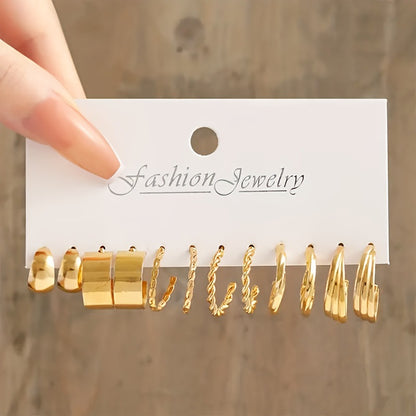 Set orecchini quadrati