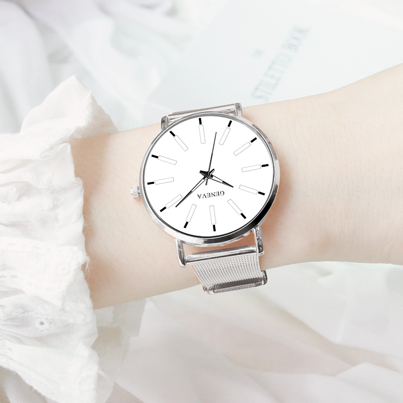 Orologio da uomo ultrasottile mesh