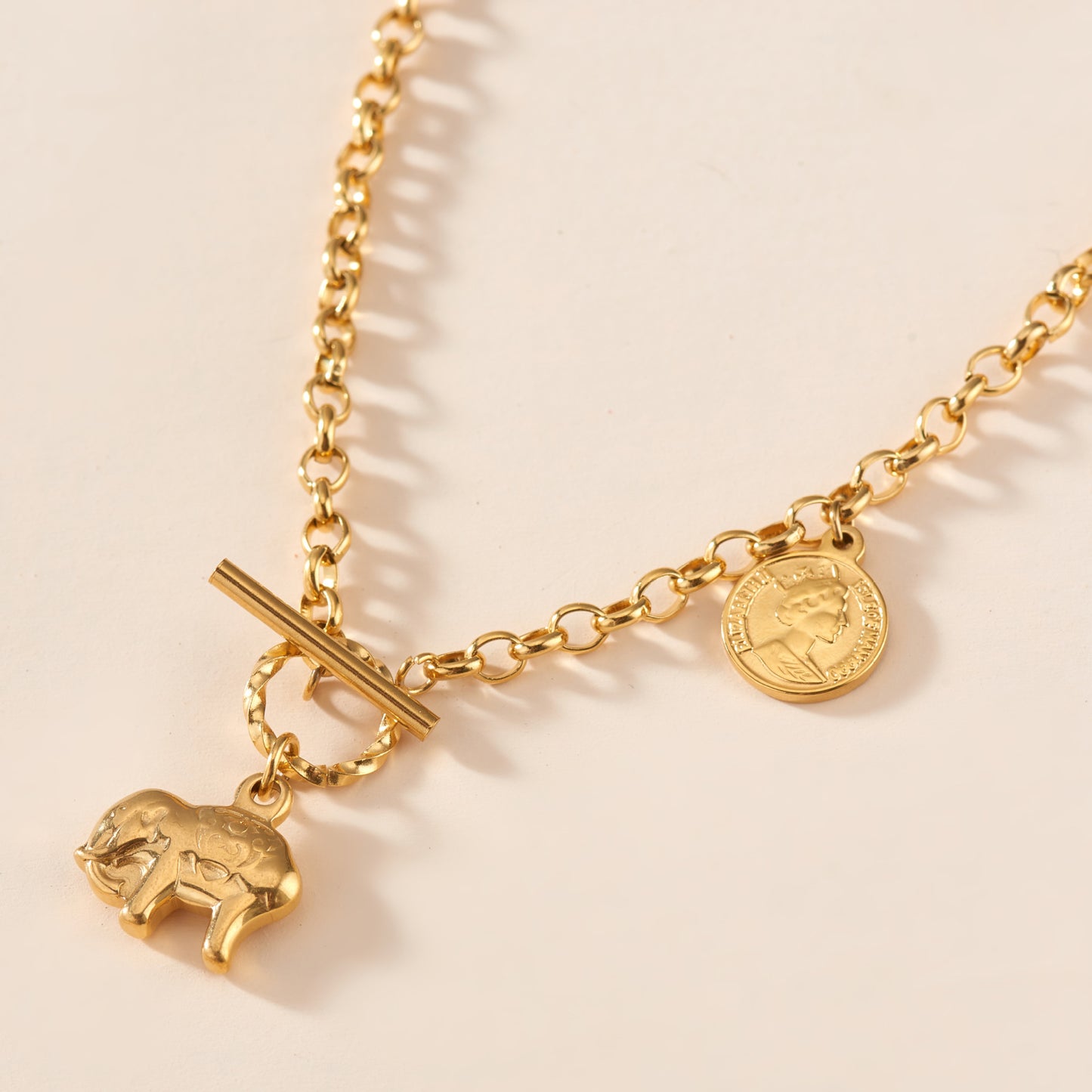 Collana farfalla cuore satinata
