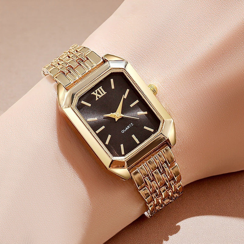 Orologio quadrato al quarzo da donna