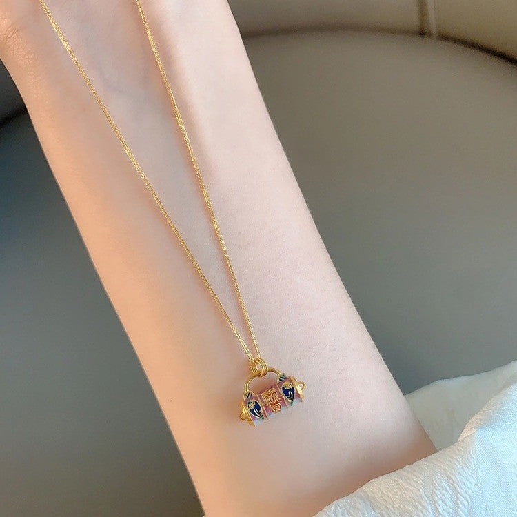 Collana Chiusura Smaltata Oro
