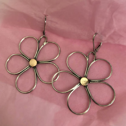 Orecchini fiore boho