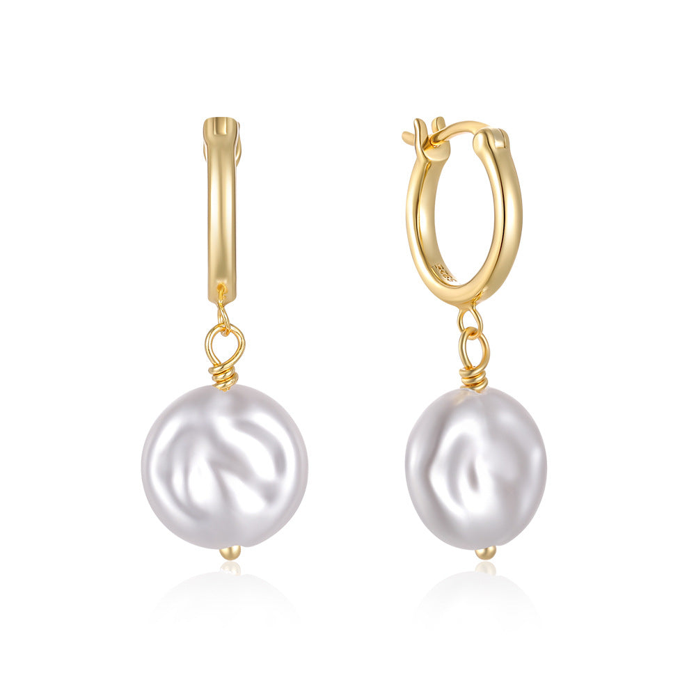 Orecchini perle barocche argento 925