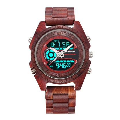 Orologio in legno al quarzo classico
