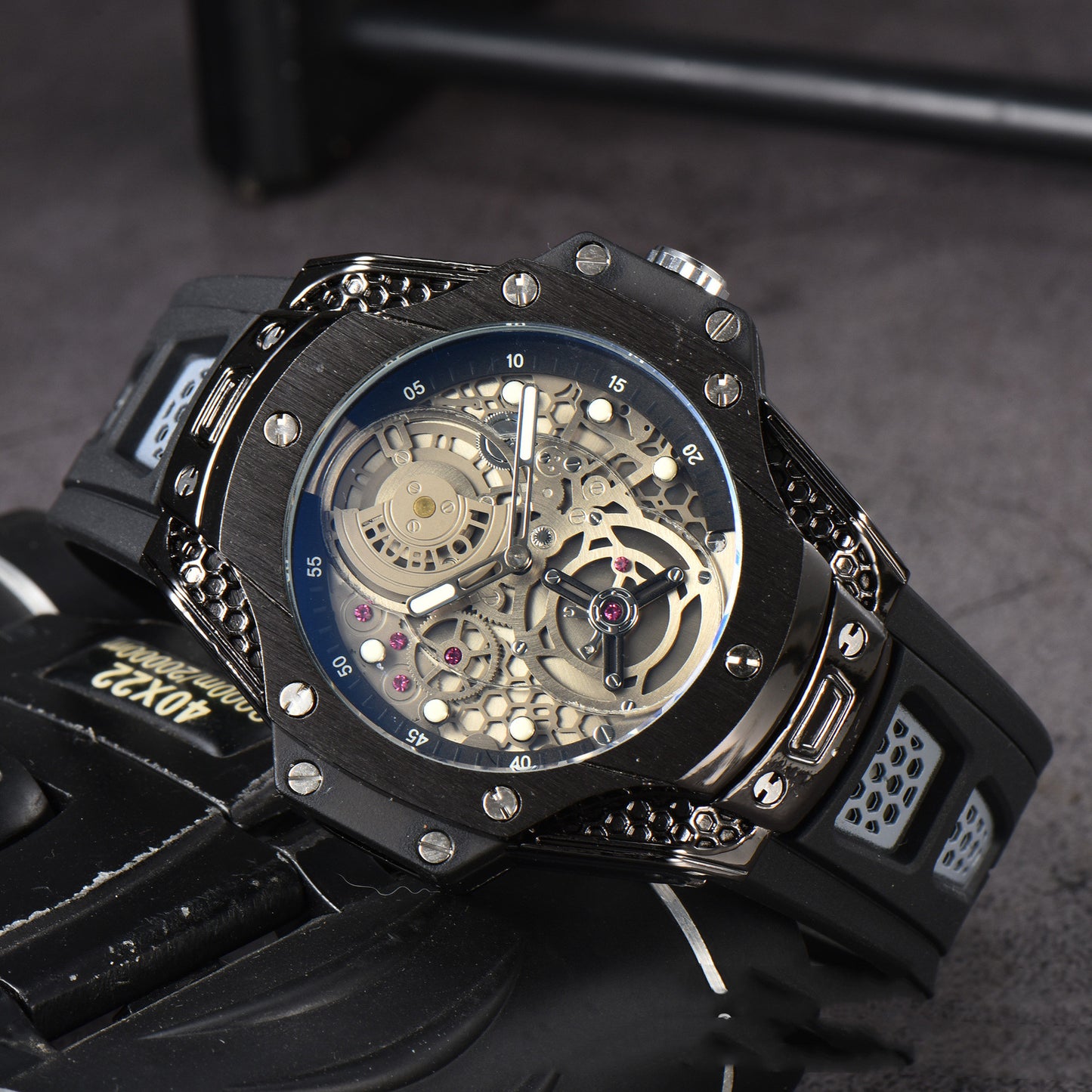 Orologio uomo quarzo con cinturino in tela