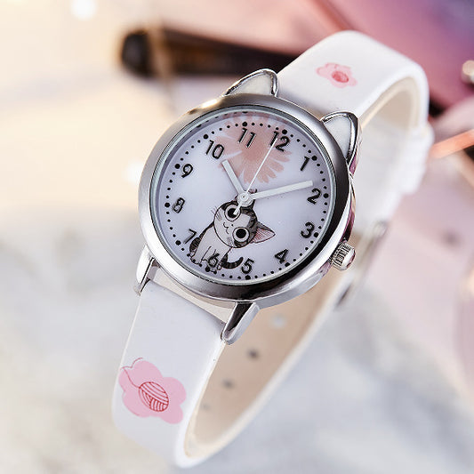 Orologio con gatto cartoon