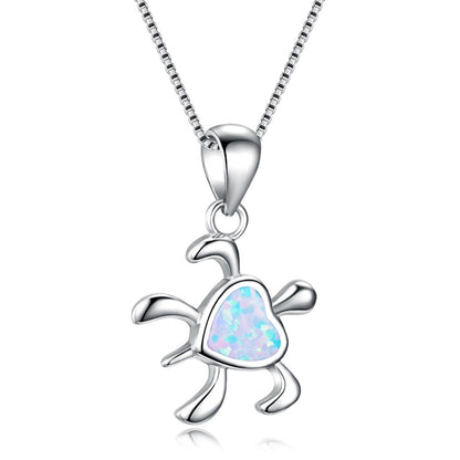 Collana tartaruga opale miniatura