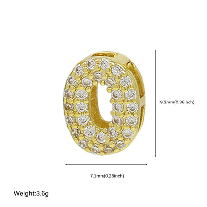 Ciondolo zircone ottone