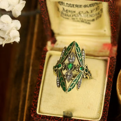 Anello libellula donna vintage