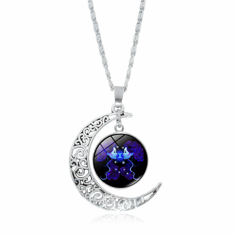 Collana segno zodiacale luna