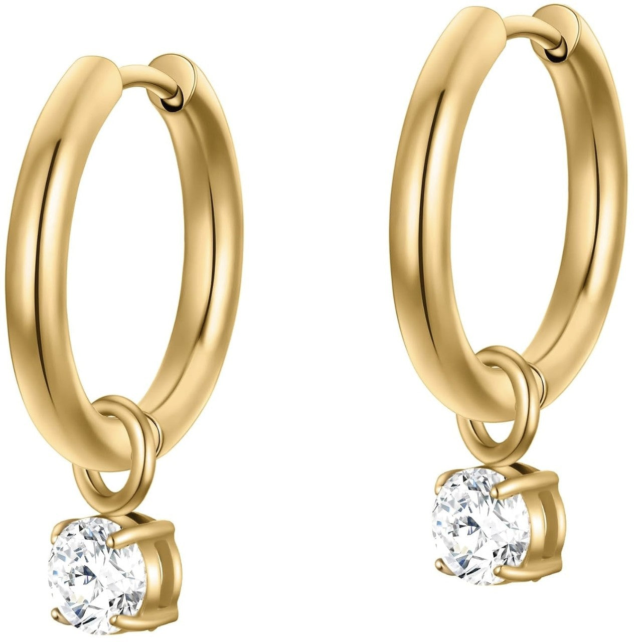 Orecchini zirconi micro-pavé