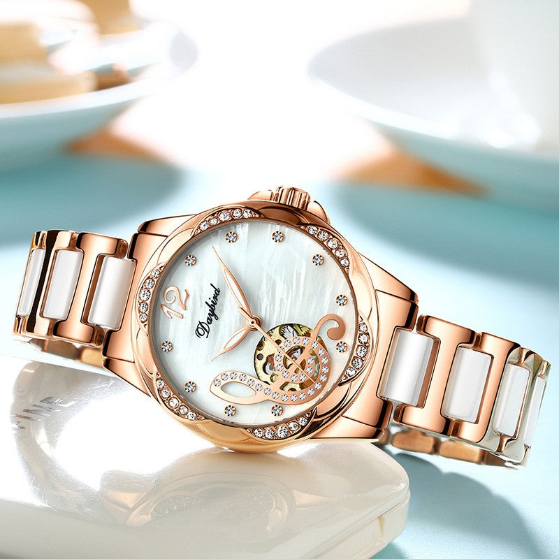 Orologio donna traforato automatico