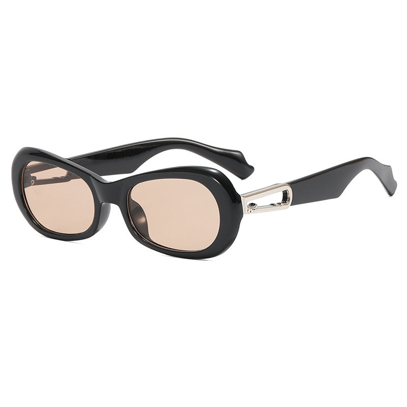 Occhiali da sole ovali retro unisex