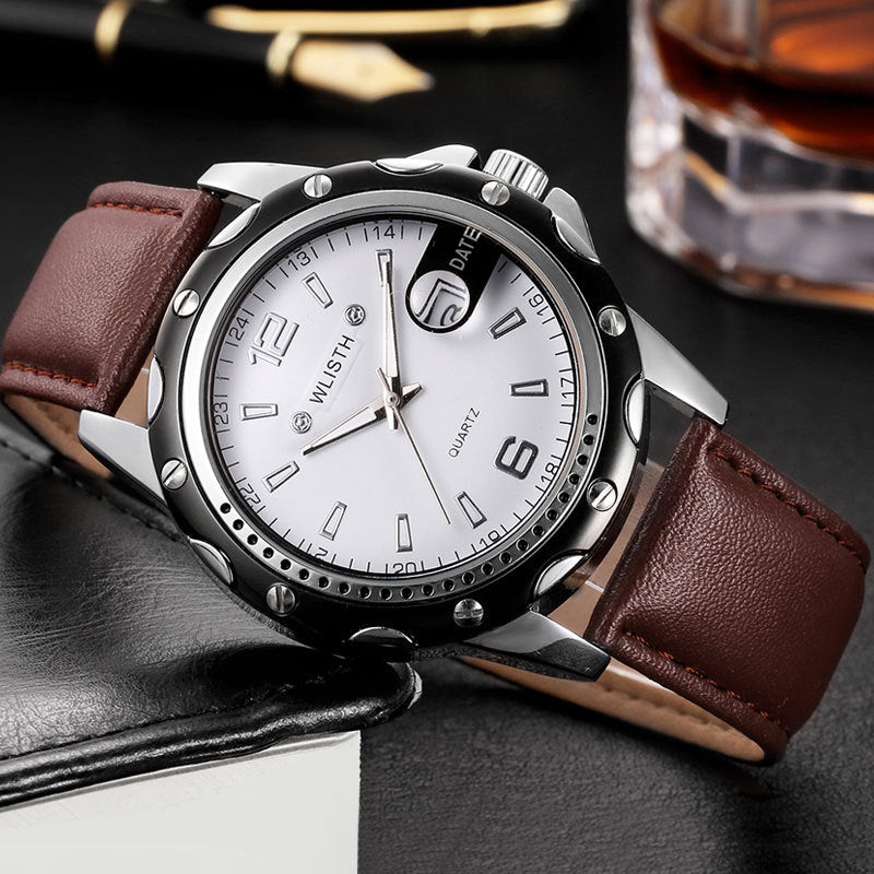 Orologio con calendario da uomo business