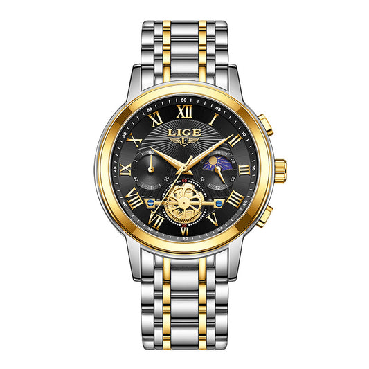 Orologio uomo con fasi lunari