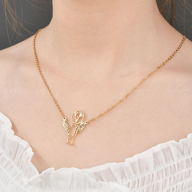 Collana bambini dipinta a mano