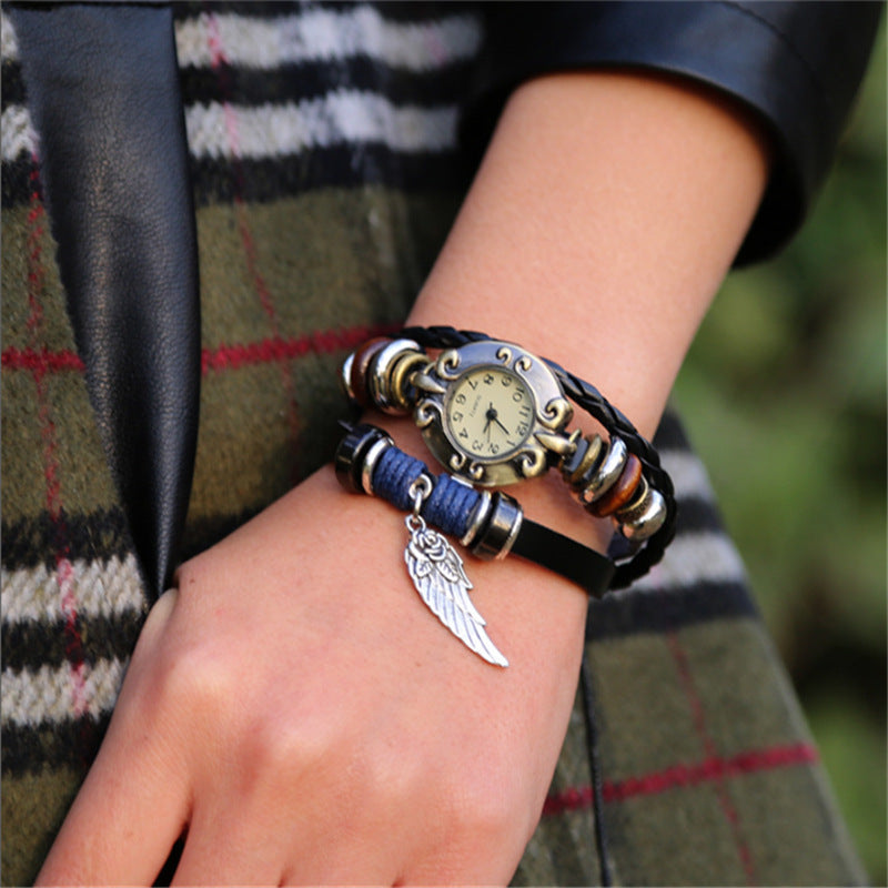Orologio vintage pelle braccialetto