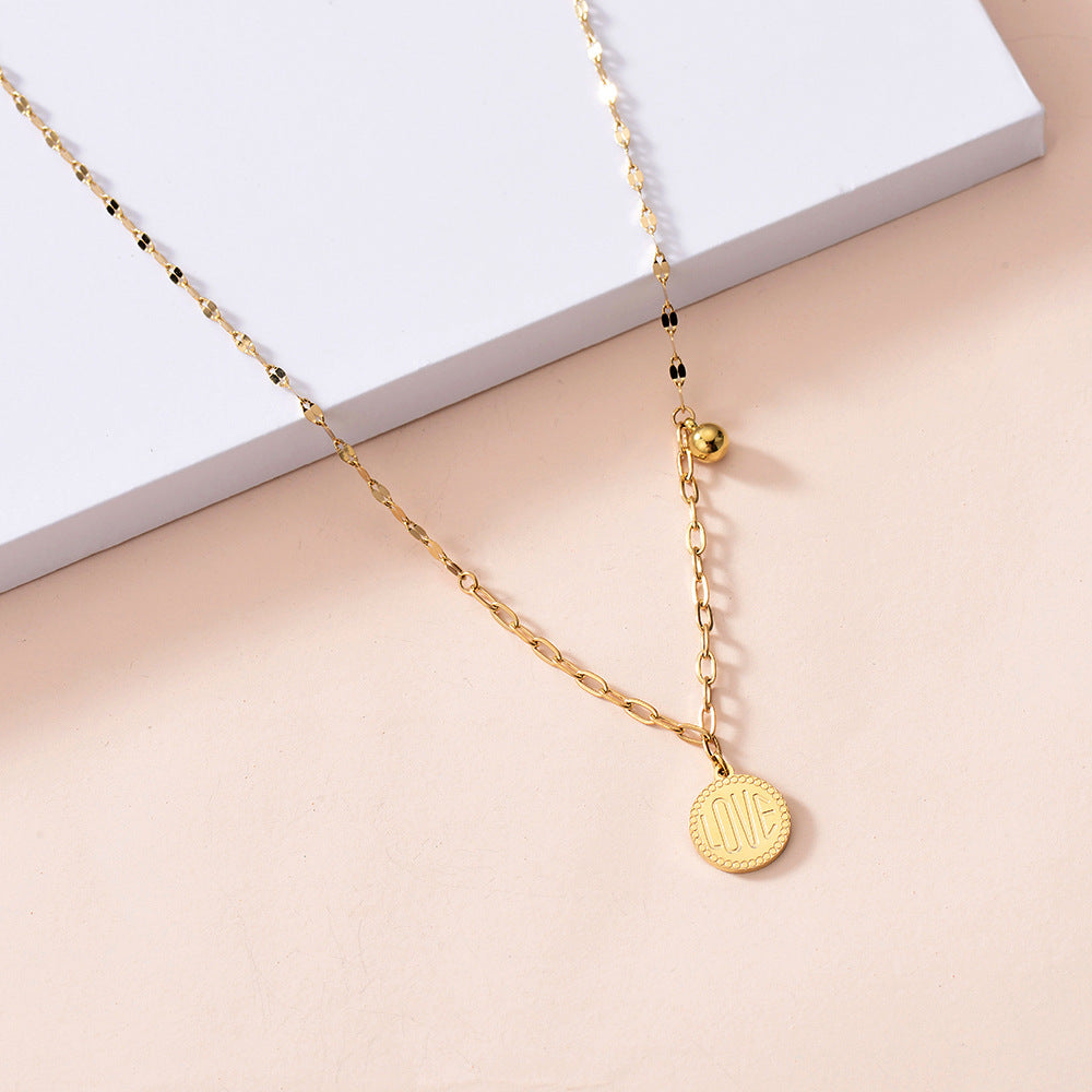 Collana farfalla cuore satinata
