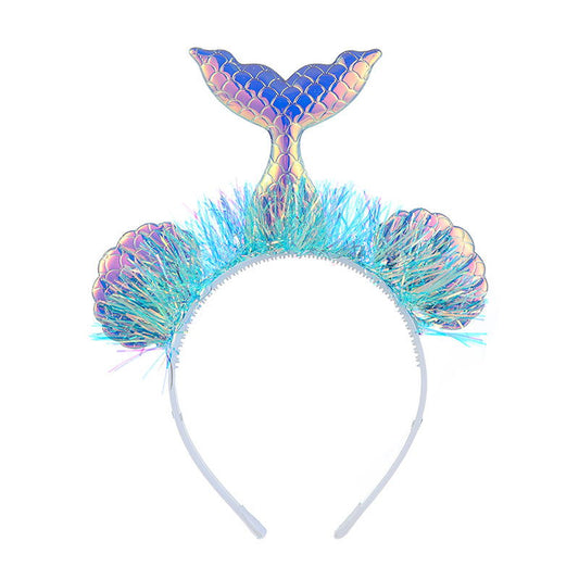 Accessorio capelli sirena floreale