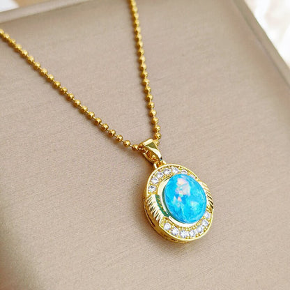 Collana da collo corto oro placcato