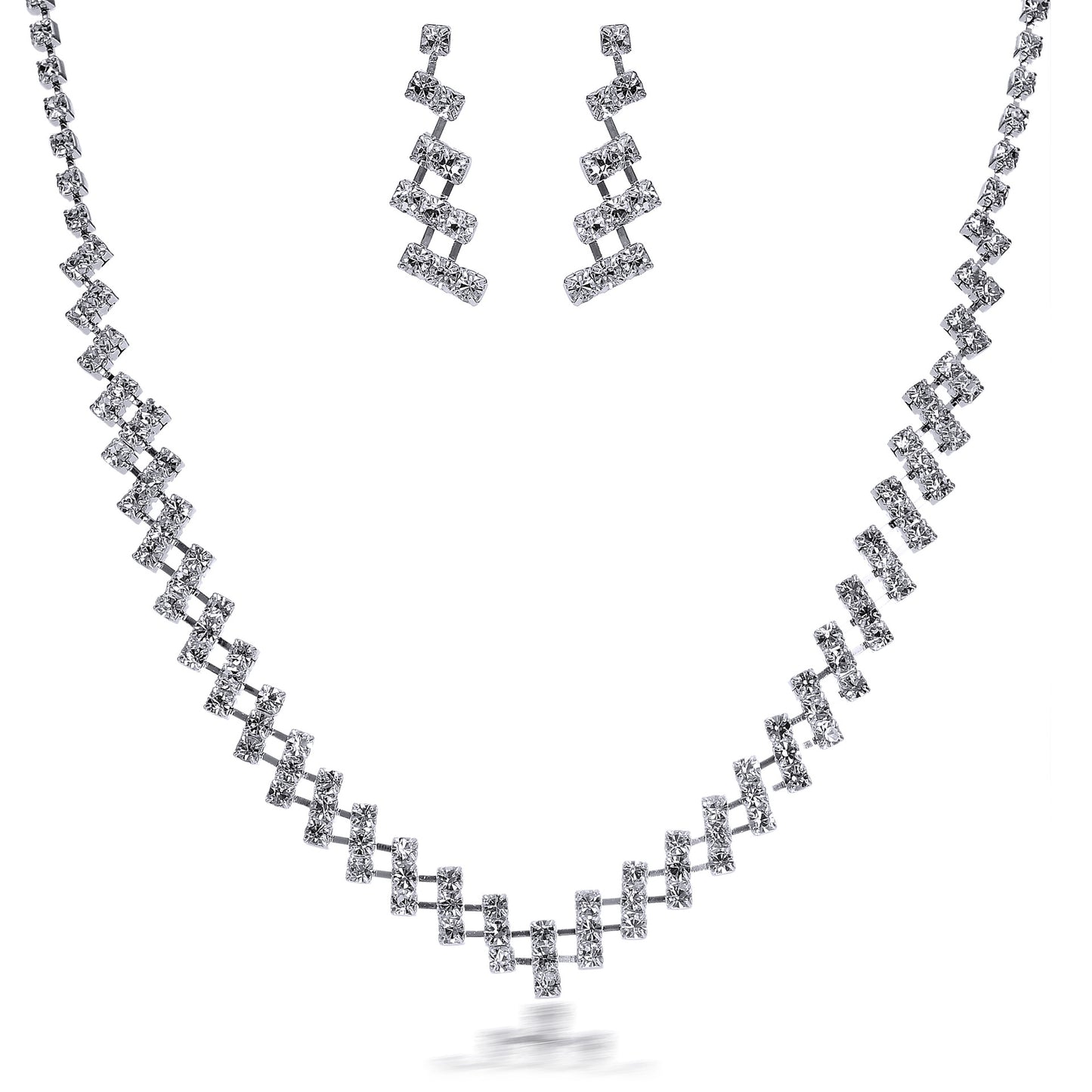 Collana strass scintillante
