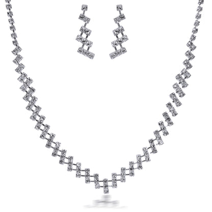 Collana strass scintillante
