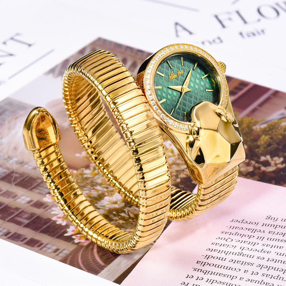 Orologio Serpente Cristalli