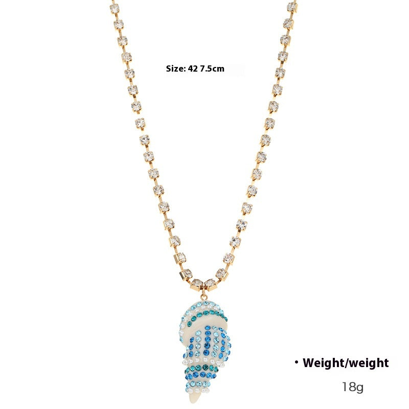 Collana conchiglia resina