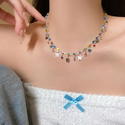 Collana Farfalla Colorata da donna