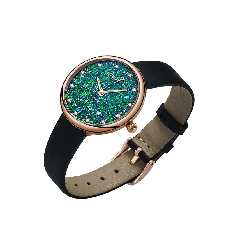 Orologio donna con cristalli zaffiri