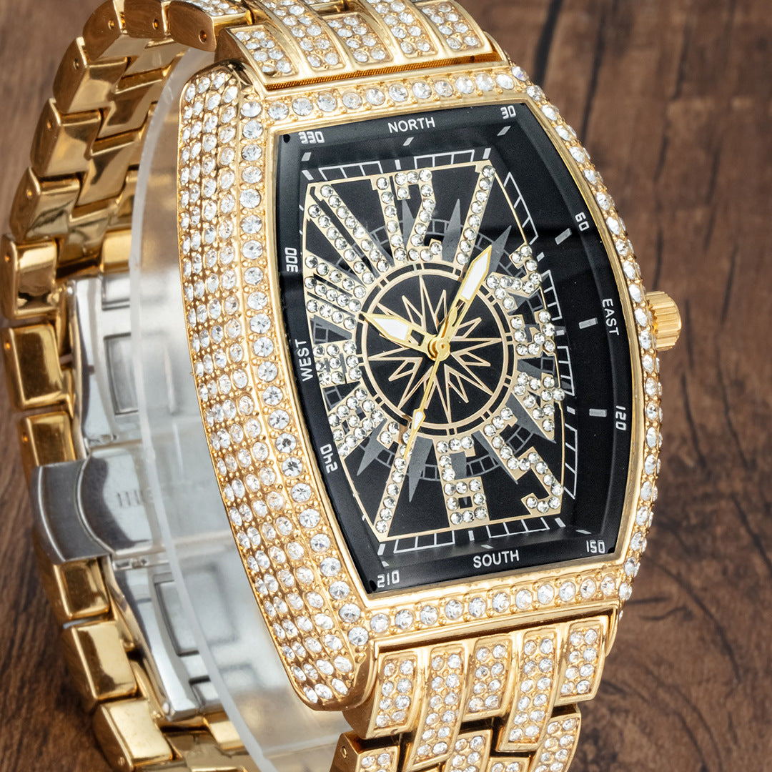 Orologio quadrante ampio a secchio