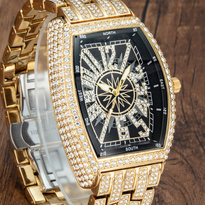 Orologio quadrante ampio a secchio
