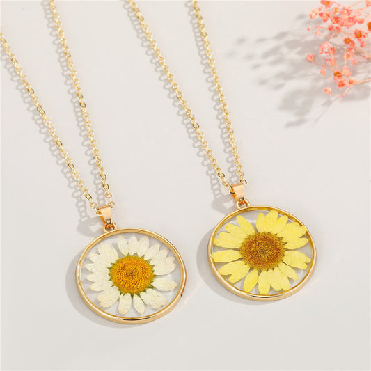Collana fiore secco