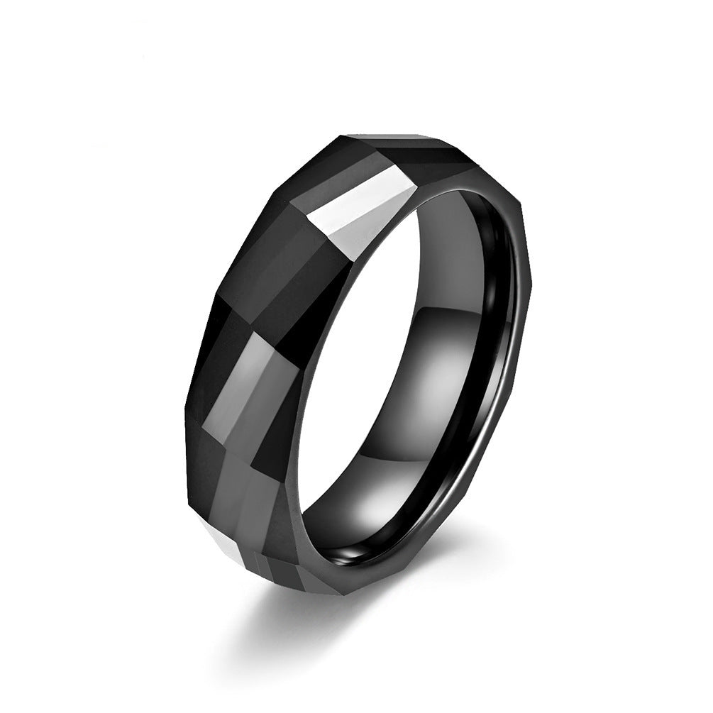 Anello ceramica rombo
