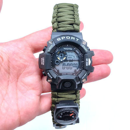 Orologio trekking con paracord