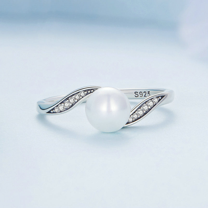 Anello Geometrico Zircone classico