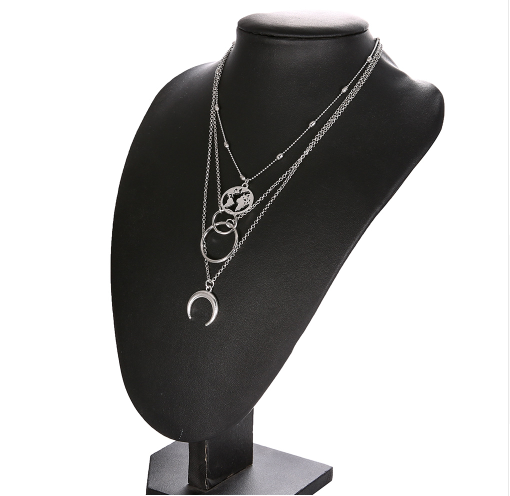 Collana Luna Multistrato