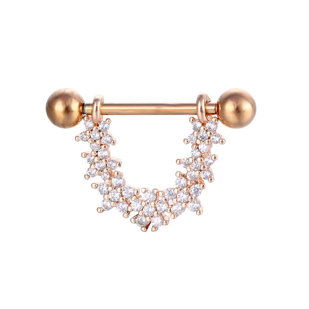 Anello zircone traforato