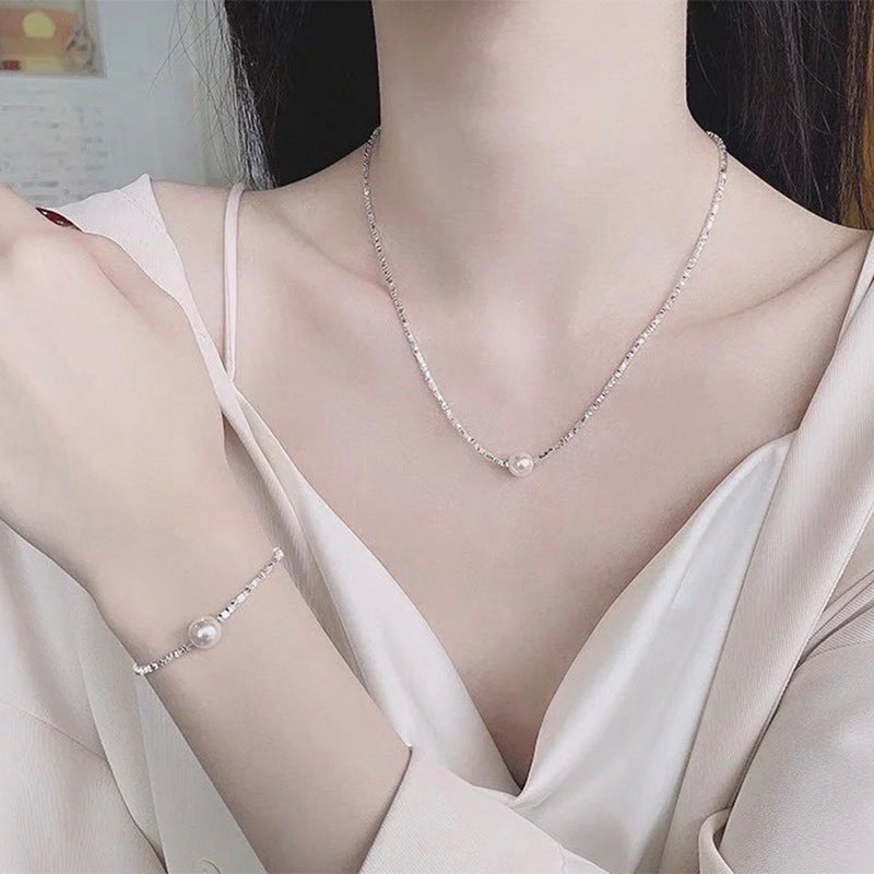 Collana triangoli argento mini
