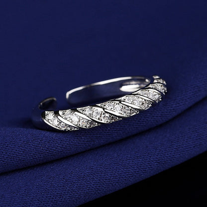 Anello Zircone Regolabile da donna